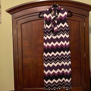 Tory Burch Size M zigzag dress barely worn.